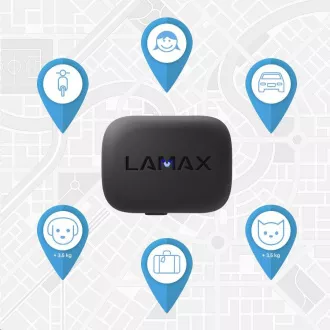LAMAX GPS lokátor + nyakörv