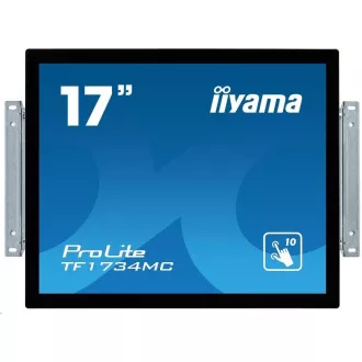 iiyama TF1734MC-B7X, 43,2 cm (17 hüvelyk), kivetített kapacitív, 10 TP, fekete iiyama TF1734MC-B7X, 43,2 cm (17 hüvelyk), kivetített kapacitív, 10 TP, fekete