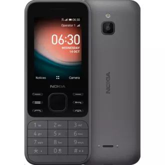 Nokia 6300 4G (2021), Dual SIM, szürke-fekete