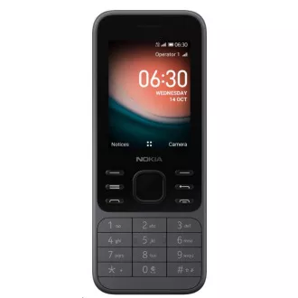 Nokia 6300 4G (2021), Dual SIM, szürke-fekete
