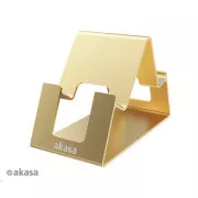 AKASA állvány Aries Pico, alumínium állvány mobiltelefonhoz és tablethez, arany