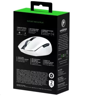 RAZER egér Orochi V2, mobil vezeték nélküli játék egér, optikai, fehér RAZER egér Orochi V2, mobil vezeték nélküli játék egér, optikai, fehér