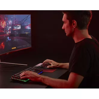ACER Nitro GAMING MOUSE - 4200 dpi, 8 gomb, 20 g súly, 5 millió kattintás élettartam, Avago 3050 ACER Nitro GAMING MOUSE - 4200 dpi, 8 gomb, 20 g súly, 5 millió kattintás élettartam, Avago 3050