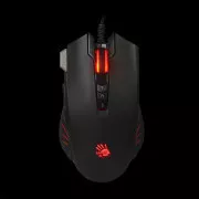 A4tech játék egér BLOODY V9M, akár 4000 DPI, V-Track technológia, 160 KB memória, USB, CORE 2, fém pad