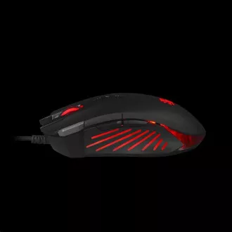 A4tech játék egér BLOODY V9M, akár 4000 DPI, V-Track technológia, 160 KB memória, USB, CORE 2, fém pad