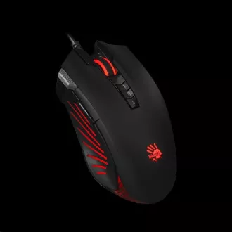 A4tech játék egér BLOODY V9M, akár 4000 DPI, V-Track technológia, 160 KB memória, USB, CORE 2, fém pad
