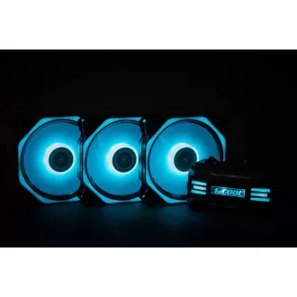 1stCOOL Fan KIT AURA EVO 4 ARGB, 3x HEXA2 ventilátor   ARGB vezérlő   távvezérlő