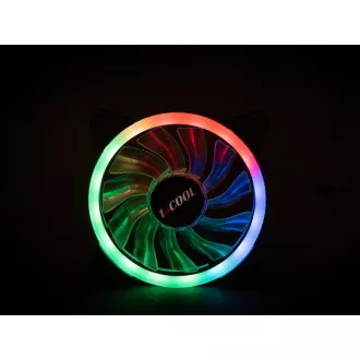 1stCOOL ventilátor AURA EVO Dual Ring ARGB ventilátor 12cm