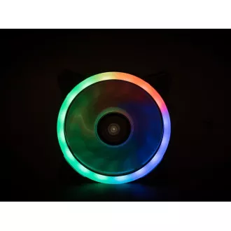 1stCOOL ventilátor AURA EVO Dual Ring ARGB ventilátor 12cm