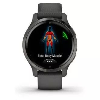Garmin GPS sportóra Venu2S Slate / Black Band Garmin GPS sportóra Venu2S Slate / Black Band