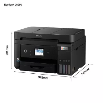 EPSON nyomtató tinta EcoTank L6290, 4in1, A4, 1200x4800dpi, 33ppm, USB, Wi-Fi, LAN, 5 év garancia ingyenes regisztráció után