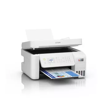 EPSON nyomtató EcoTank L5296, 4 az 1-ben, A4, 1440x5760 dpi, 33 lap/perc, USB, Wi-Fi, LAN, fehér