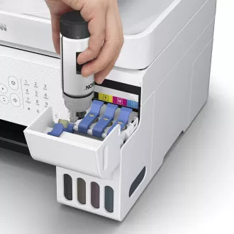 EPSON nyomtató EcoTank L5296, 4 az 1-ben, A4, 1440x5760 dpi, 33 lap/perc, USB, Wi-Fi, LAN, fehér