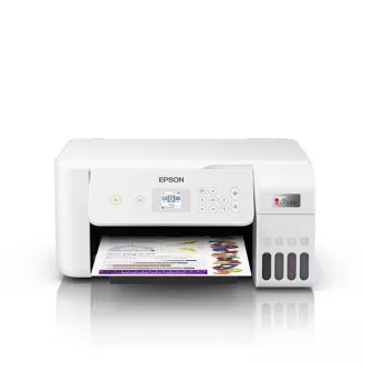 EPSON nyomtató EcoTank L3266, 3 az 1-ben, A4, 1440x5760 dpi, 33 lap/perc, USB, Wi-Fi, fehér