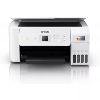 EPSON nyomtató EcoTank L3266, 3 az 1-ben, A4, 1440x5760 dpi, 33 lap/perc, USB, Wi-Fi, fehér