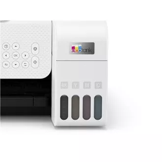 EPSON nyomtató EcoTank L3266, 3 az 1-ben, A4, 1440x5760 dpi, 33 lap/perc, USB, Wi-Fi, fehér