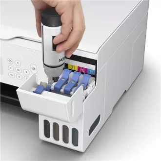 EPSON nyomtató EcoTank L3266, 3 az 1-ben, A4, 1440x5760 dpi, 33 lap/perc, USB, Wi-Fi, fehér