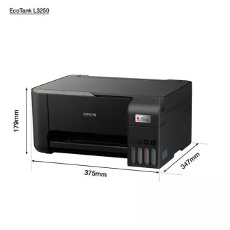 EPSON nyomtató EcoTank L3250, 3 az 1-ben, A4, 1440x5760 dpi, 33 lap/perc, USB, Wi-Fi