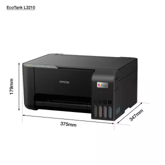 EPSON tintanyomtató EcoTank L3210, 3 az 1-ben, A4, 1440x5760 dpi, 33 oldal percenként, USB