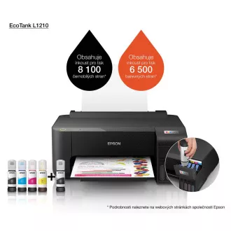 EPSON nyomtatótinta EcoTank L1210, A4, 1440x5760 dpi, 33 lap/perc, USB