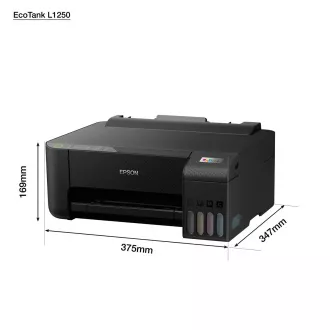 EPSON nyomtató EcoTank L1250, A4, 1440x5760 dpi, 33 lap/perc, USB, Wi-Fi