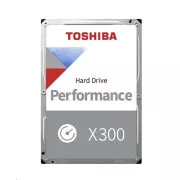 TOSHIBA HDD X300 8TB, SATA III, 7200 rpm, 256MB gyorsítótár, 3, 5