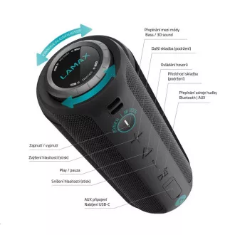LAMAX Sounder2 Max Bluetooth hangszóró