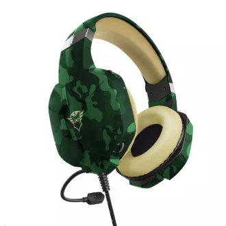 TRUST fejhallgató GXT 323C Carus Gaming Headset, jungle camo TRUST fejhallgató GXT 323C Carus Gaming Headset, jungle camo
