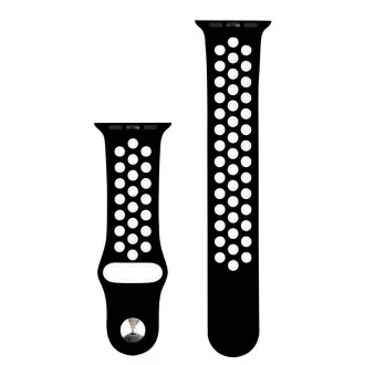 RhinoTech sportszíj Apple Watch 42 / 44mm fekete-fehérhez RhinoTech sportszíj Apple Watch 42 / 44mm fekete-fehérhez