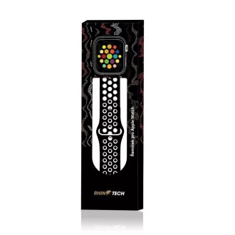 RhinoTech sportszíj Apple Watch 42 / 44mm fekete-fehérhez RhinoTech sportszíj Apple Watch 42 / 44mm fekete-fehérhez