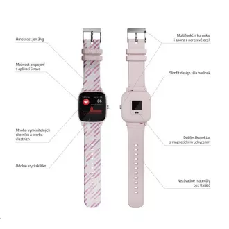 LAMAX BCool Pink - okosóra gyerekeknek LAMAX BCool Pink - okosóra gyerekeknek