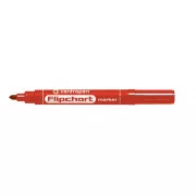 Marker Centropen 8550 flipcharthoz, piros hengeres hegy 2,5 mm