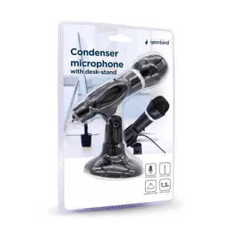 GEMBIRD asztali mikrofon MIC-D-04, HQ, fekete