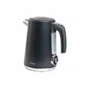 ORAVA Delux-1 vízforraló, 2200 W, 1,7 l, hőmérséklet-szabályozás, automatikus kikapcsolás, rozsdamentes acél, fekete színű