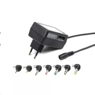 GEMBIRD univerzális AC-DC adapter EG-MC-008, 12W, 7 csatlakozó