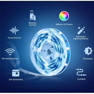 TP-Link Tapo L900-5 intelligens WiFi LED szalag (színes, 2, 4GHz, 5m)