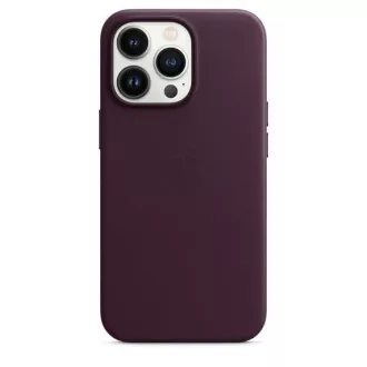 APPLE iPhone 13 Pro bőr tok MagSafe-el - Dark Cherry