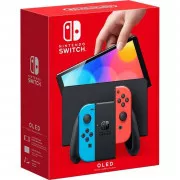 Nintendo Switch (OLED modell) neonvörös-kék készlet