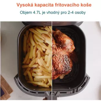 Cosori L501 PRO 4.7L - forrólevegős sütő 5x nyárs és grill. Grill Cosori L501 PRO 4.7L - forrólevegős sütő 5x nyárs és grill. Grill