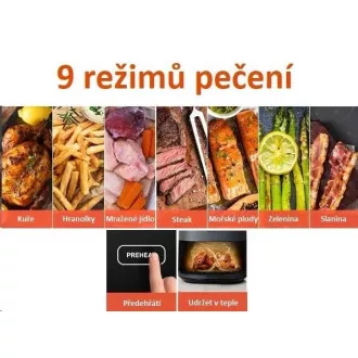 Cosori L501 PRO 4.7L - forrólevegős sütő 5x nyárs és grill. Grill Cosori L501 PRO 4.7L - forrólevegős sütő 5x nyárs és grill. Grill