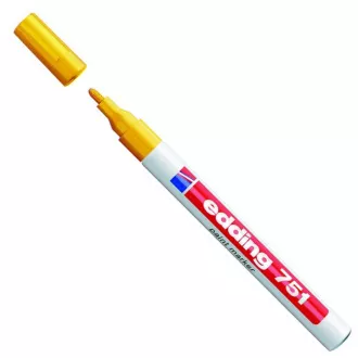 Marker Edding 751 lakk sárga 1-2mm Marker Edding 751 lakk sárga 1-2mm