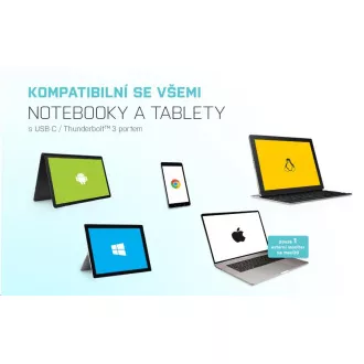 i-tec USB-C HDMI DP dokkolóállomás, Power Delivery 100 W i-tec USB-C HDMI DP dokkolóállomás, Power Delivery 100 W