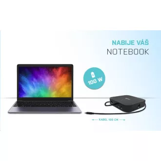 i-tec USB-C HDMI DP dokkolóállomás, Power Delivery 100 W i-tec USB-C HDMI DP dokkolóállomás, Power Delivery 100 W