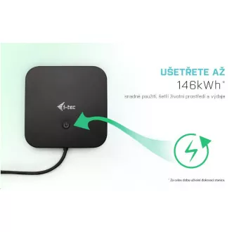 i-tec USB-C HDMI DP dokkolóállomás, Power Delivery 100 W i-tec USB-C HDMI DP dokkolóállomás, Power Delivery 100 W