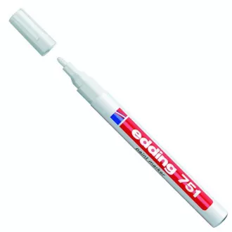 Marker Edding 751 lakk fehér 1-2mm Marker Edding 751 lakk fehér 1-2mm