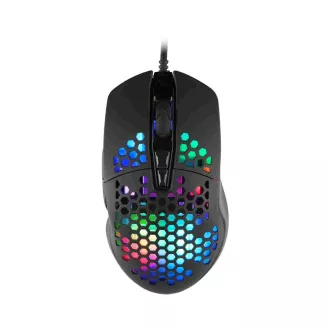C-TECH játék egér Scarab, 7200 DPI, RGB háttérvilágítás, USB