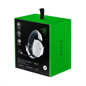 RAZER Blackshark V2 Pro fejhallgató, vezeték nélküli, fehér