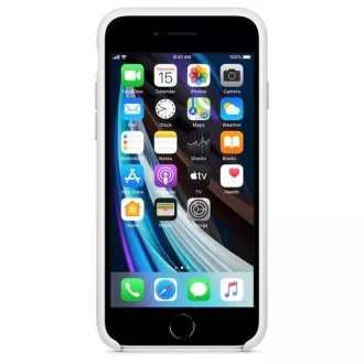 APPLE iPhone SE szilikon tok - fehér