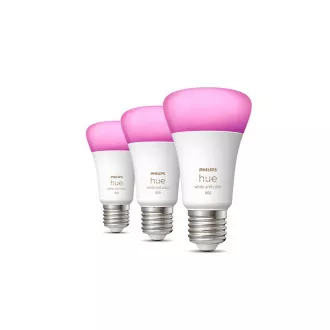 PHILIPS Hue White and Color Ambiance 6,5W 800 E27 3db PHILIPS Hue White and Color Ambiance 6,5W 800 E27 3db