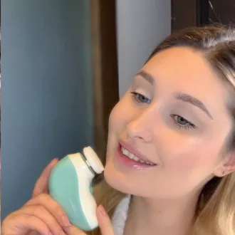 TOUCHBeauty 1387A 3in1 tisztító kefe zöld